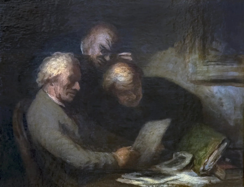 Samlarna av litografier - Honoré Daumier