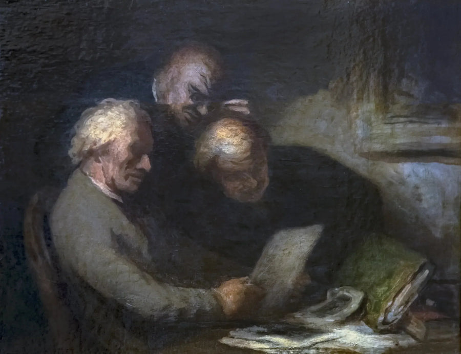 Samlarna av litografier - Honoré Daumier