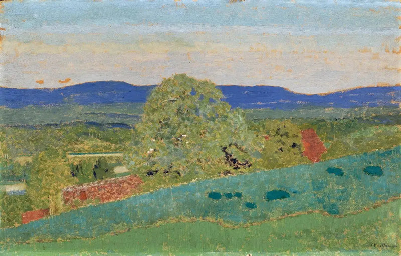 De blå kullarna - Édouard Vuillard