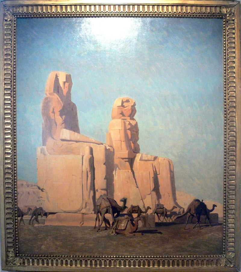 Kolosserna i Thebe, Memnon och Sesostris - Jean-Léon Gérôme