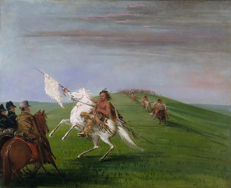 Comancherna möter drakarna - George Catlin