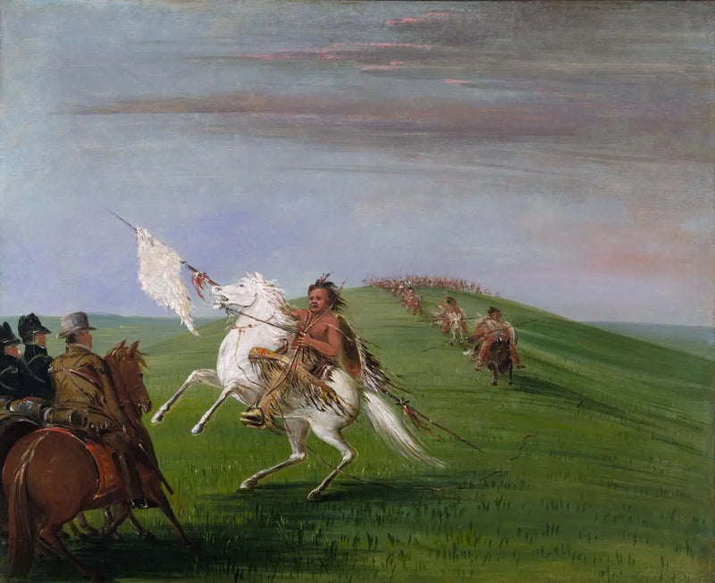 Comancherna möter drakarna - George Catlin