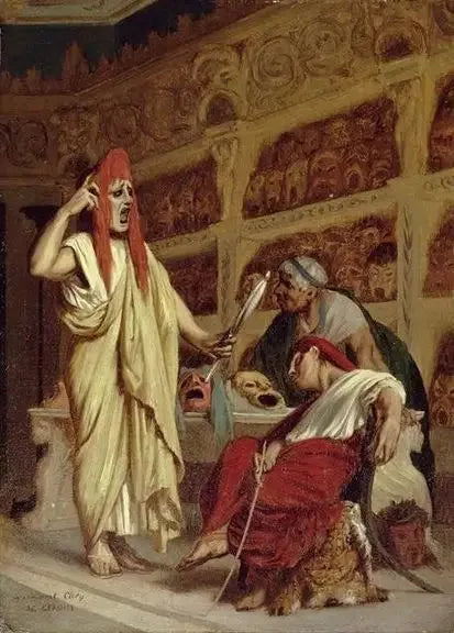 Komikerna - Jean-Léon Gérôme