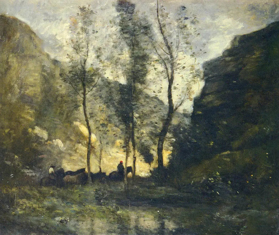 Tjuvarna - Jean-Baptiste Camille Corot