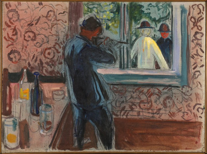 De oinbjudna gästerna - Edvard Munch