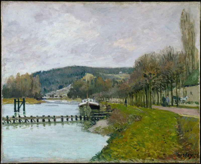 Bougivals backar - Alfred Sisley