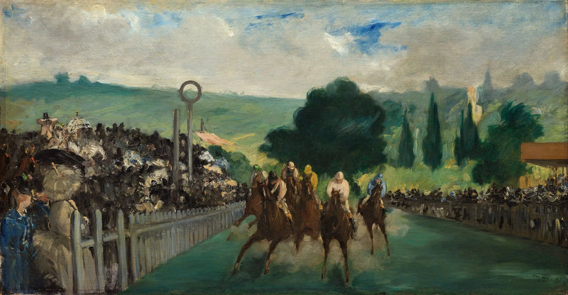 Loppet på Longchamp - Édouard Manet
