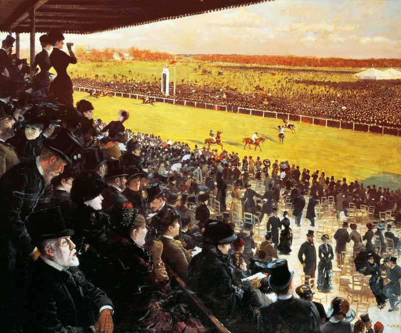 Långchamp-loppet - II - Giuseppe De Nittis