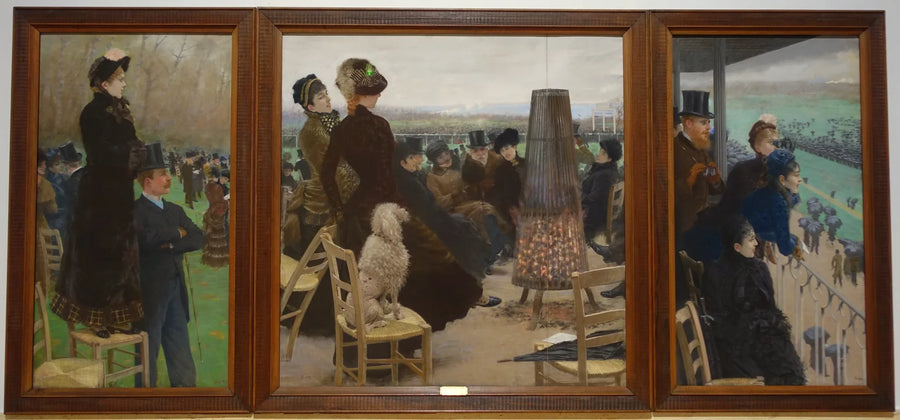 Lopp i Bois de Boulogne - Giuseppe De Nittis