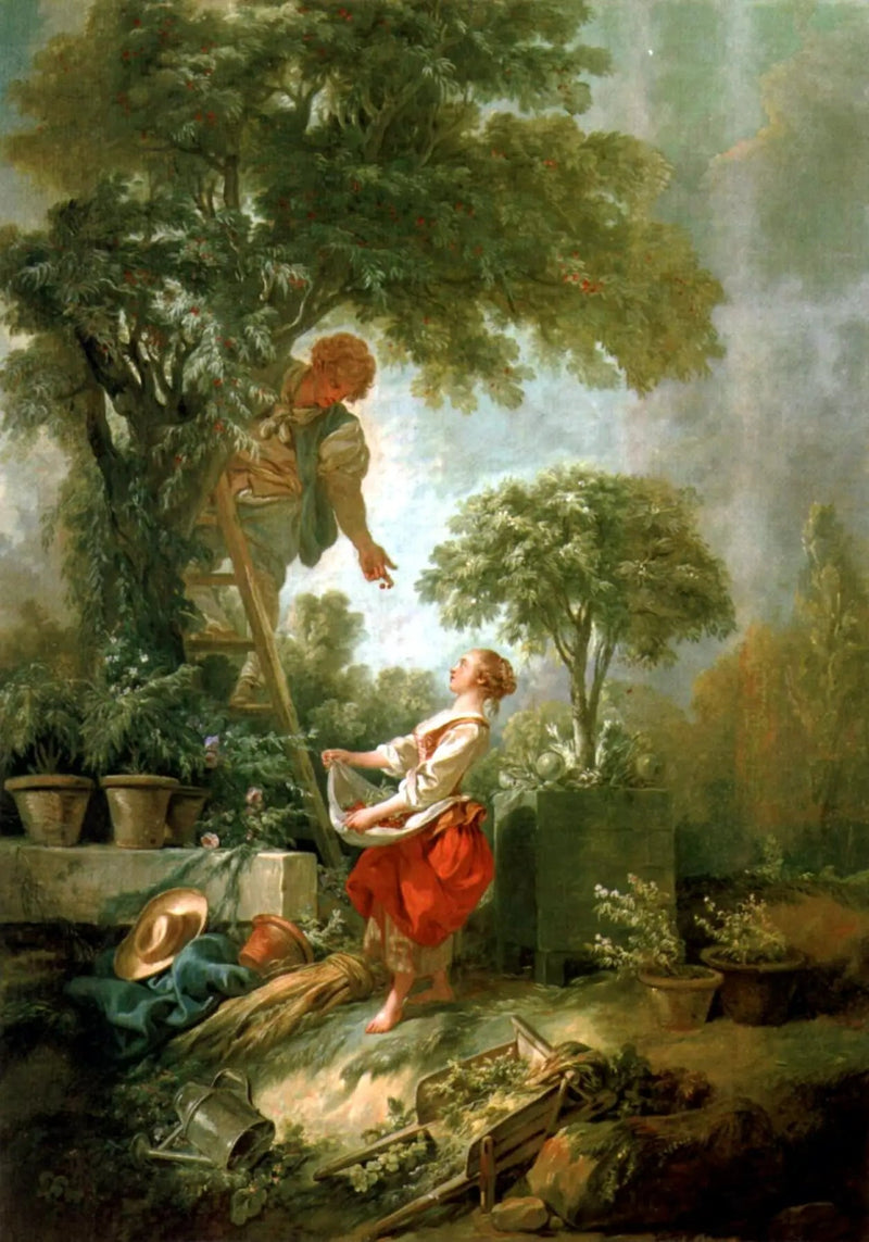 Körsbärsplockarna - François Boucher