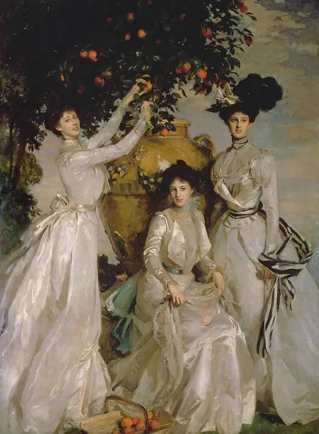 Damerna Alexandra, Mary och Theo Acheson - John Singer Sargent