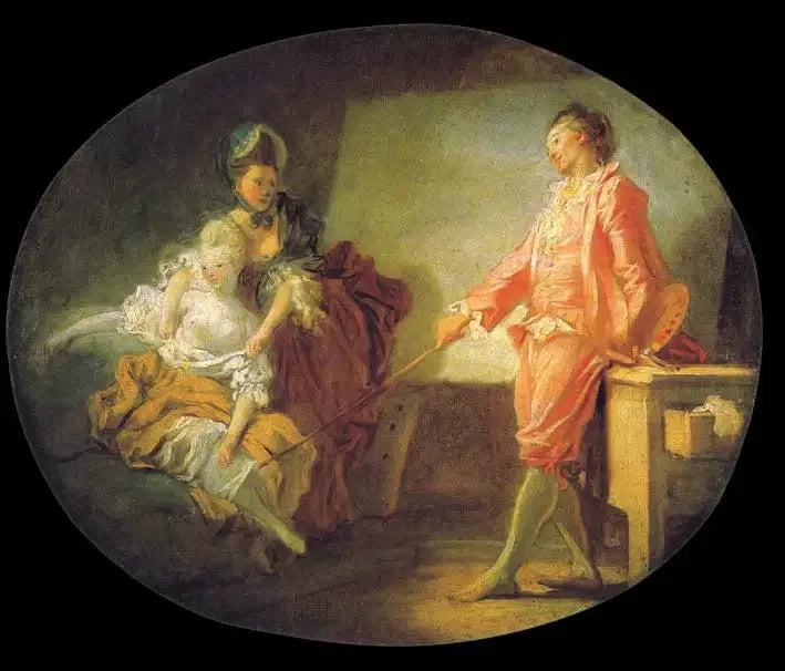 Modellens början - Jean-Honoré Fragonard