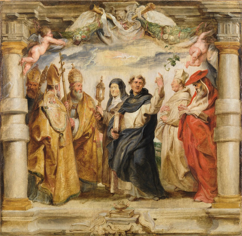 Försvarare av eukaristin - Peter Paul Rubens