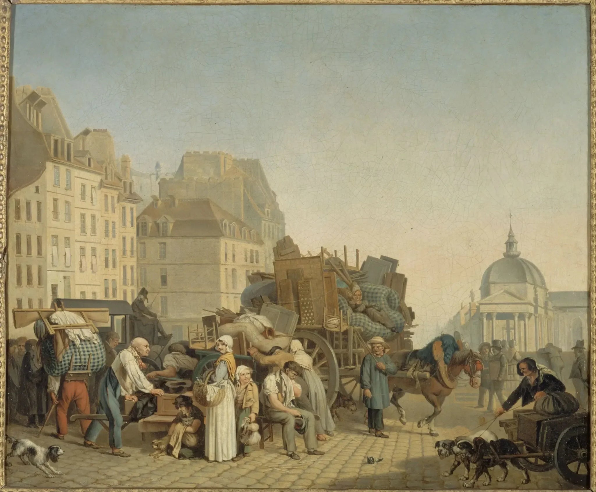Les Déménagements - Louis-Léopold Boilly image 1 tableau peint à l’huile sur toile