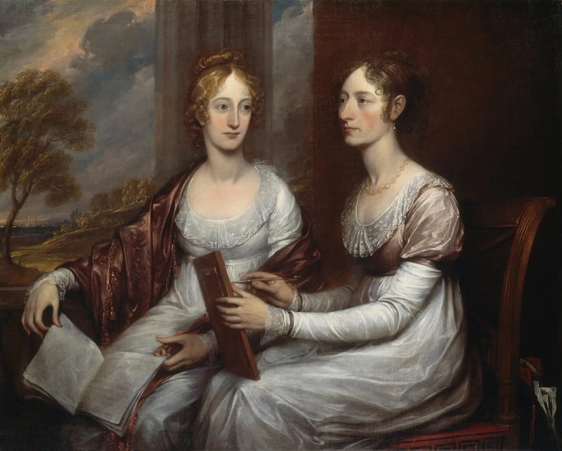 Flickorna Mary och Hannah Murray - John Trumbull