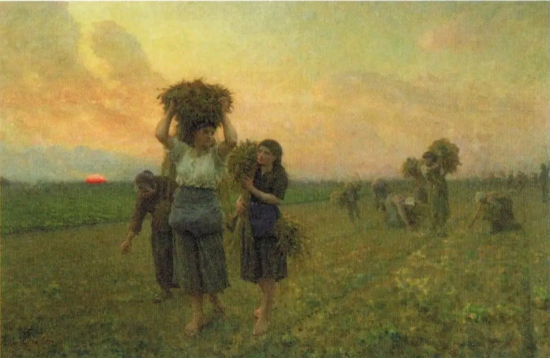 De senaste skördarna - Jules Breton