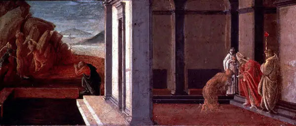 De sista ögonblicken av heliga Maria Magdalena - Sandro Botticelli