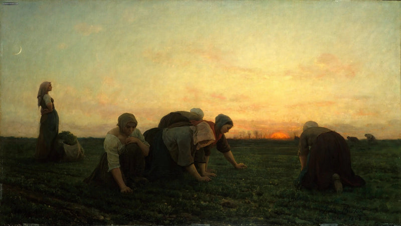 Ogräsrensare - Jules Breton