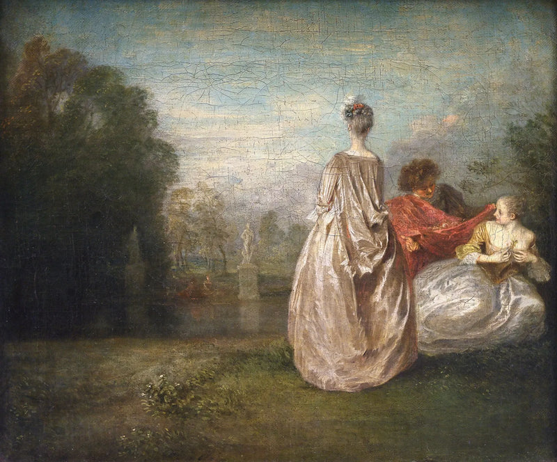 De två kusinerna - Antoine Watteau
