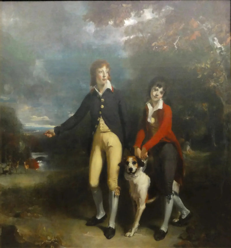 De två sönerna till den första earl Talbot - Thomas Lawrence