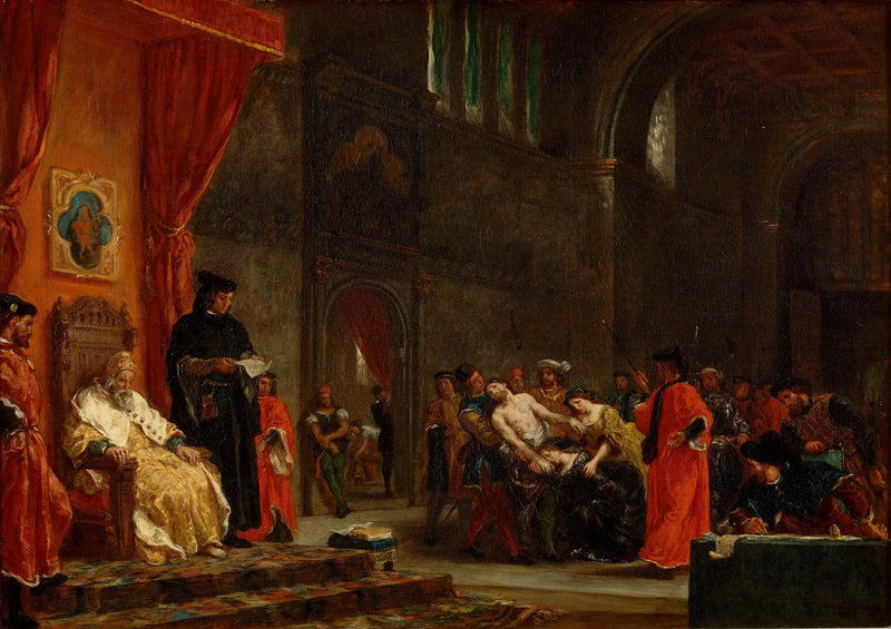 De två Foscari - Eugène Delacroix