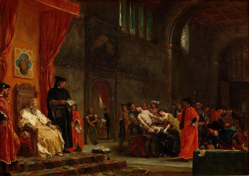 De två Foscari - Eugène Delacroix