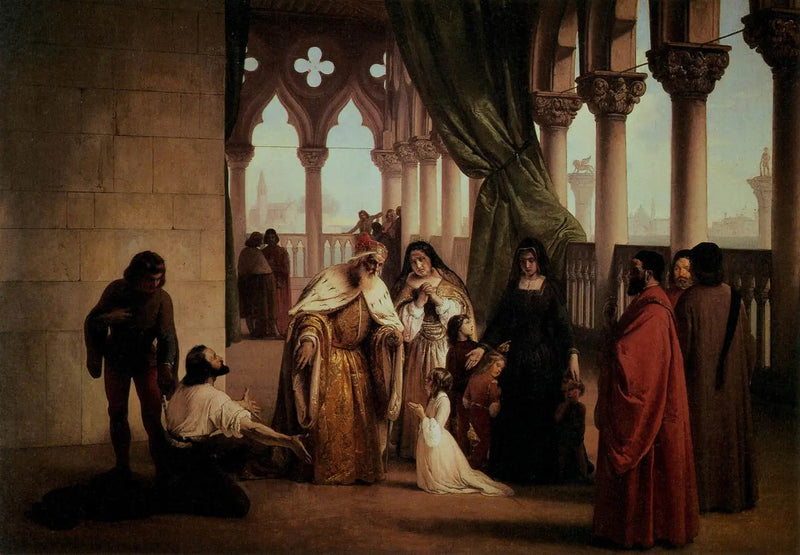 De två Foscari - Francesco Hayez