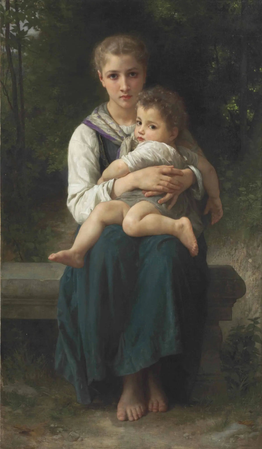 De två systrarna - Bouguereau