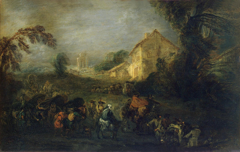 Krigets svårigheter - Antoine Watteau