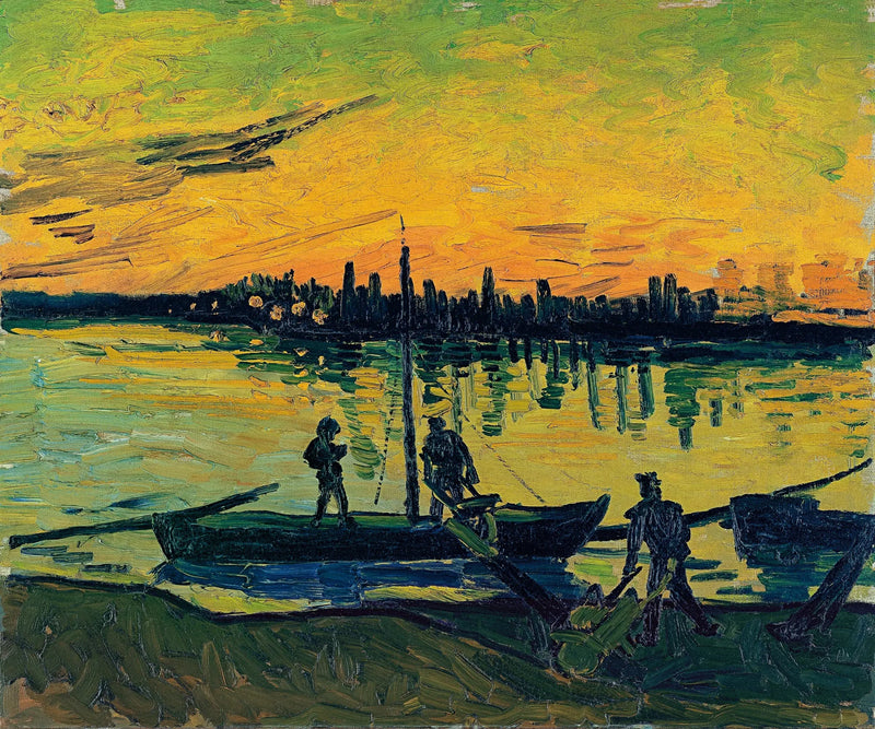 Dockarna i Arles - Vincent van Gogh