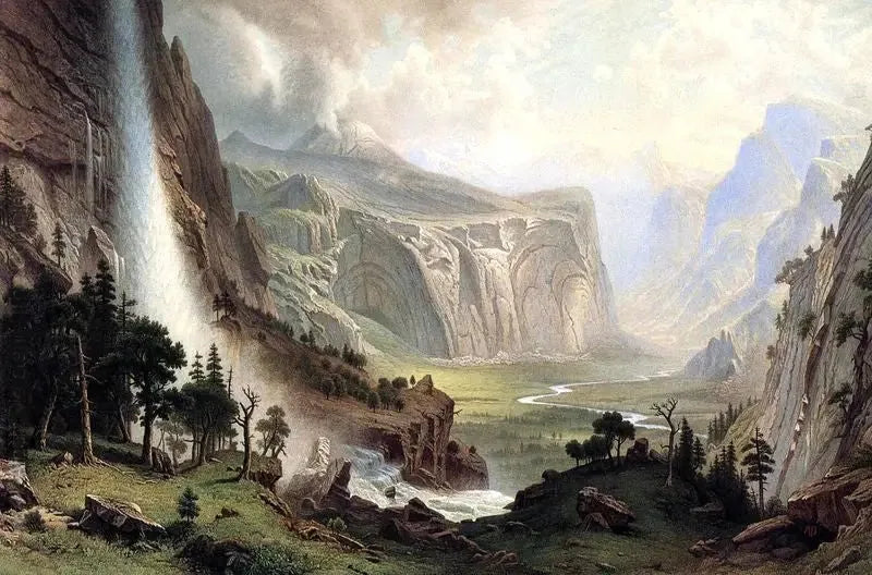 Yosemites kupoler - Albert Bierstadt