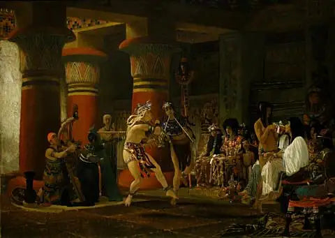 Egyptierna för 3 000 år sedan - Lawrence Alma-Tadema
