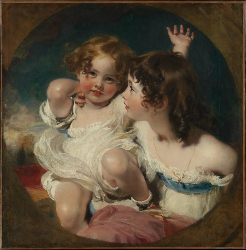 Barnen Calmady (Emily, 1818–1906, och Laura Anne, 1820–1894) - Thomas Lawrence