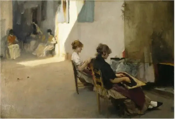 Perlbroderare från Venedig - John Singer Sargent