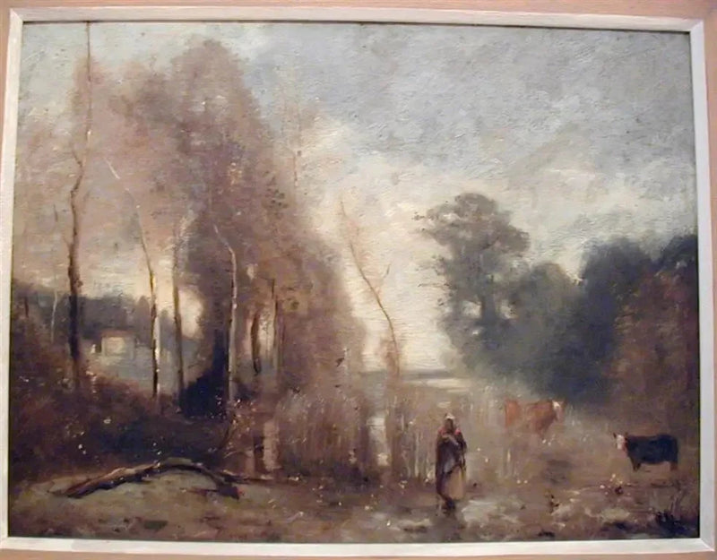 Vasshagen i Ville d'Avray - Jean-Baptiste Camille Corot