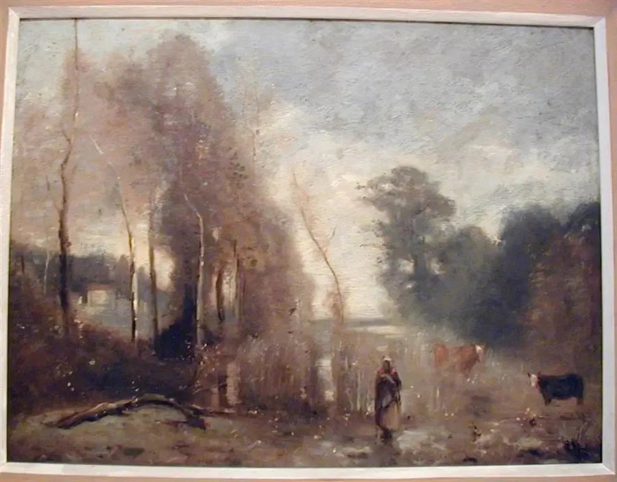 Vasshagen i Ville d'Avray - Jean-Baptiste Camille Corot
