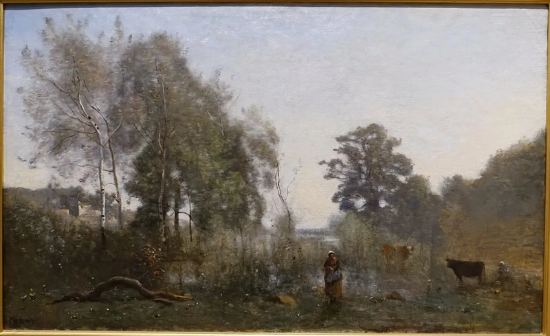 Villes d'Avray dammar - Jean-Baptiste Camille Corot