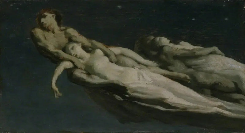 Skjutande stjärnor - Jean-François Millet