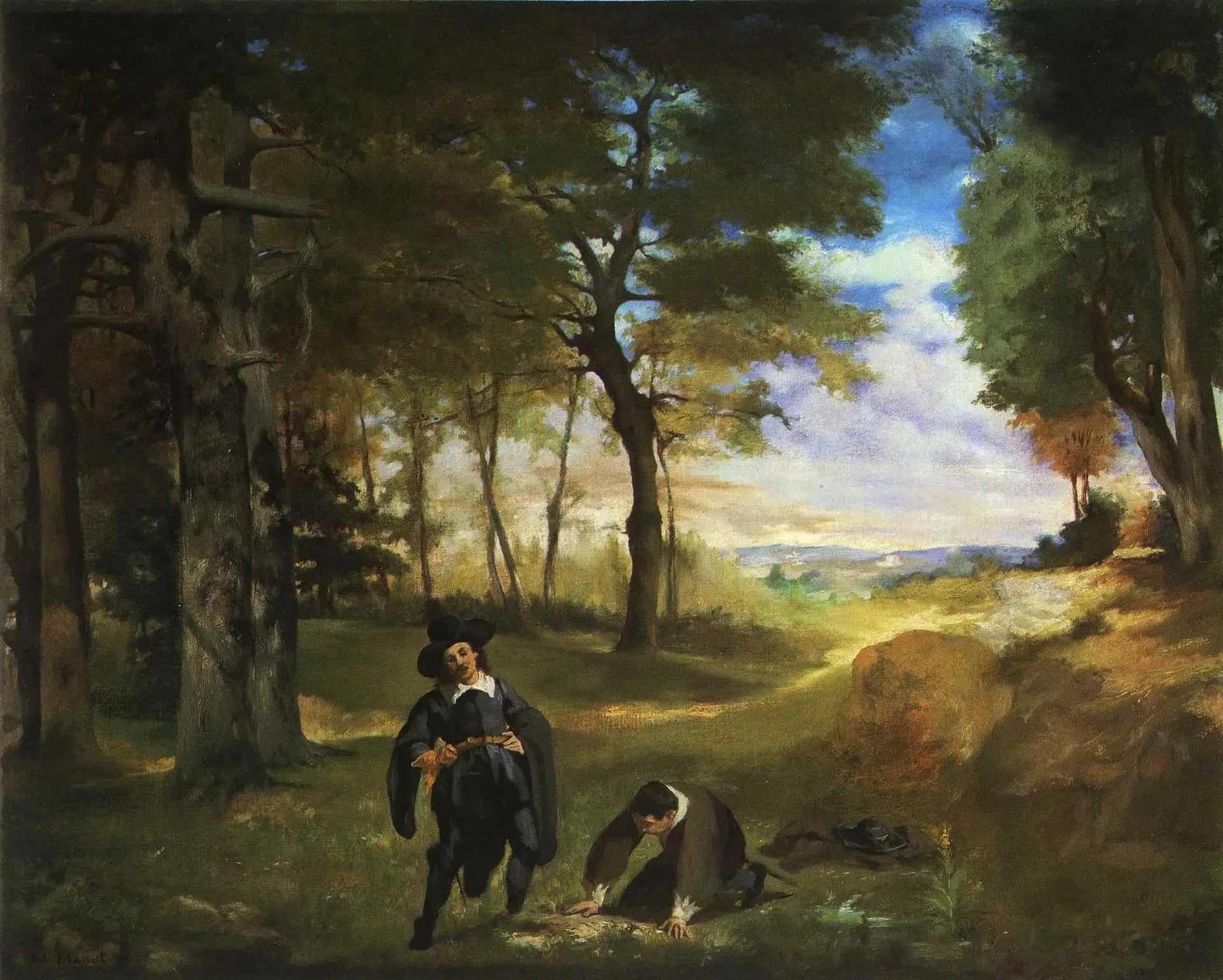 Les étudiants de Salamanque - Édouard Manet image 1 copie de tableau peinte à la main
