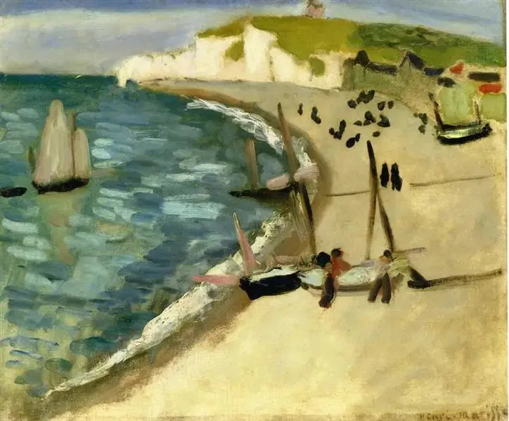 Klipporna vid Étretat - Henri Matisse