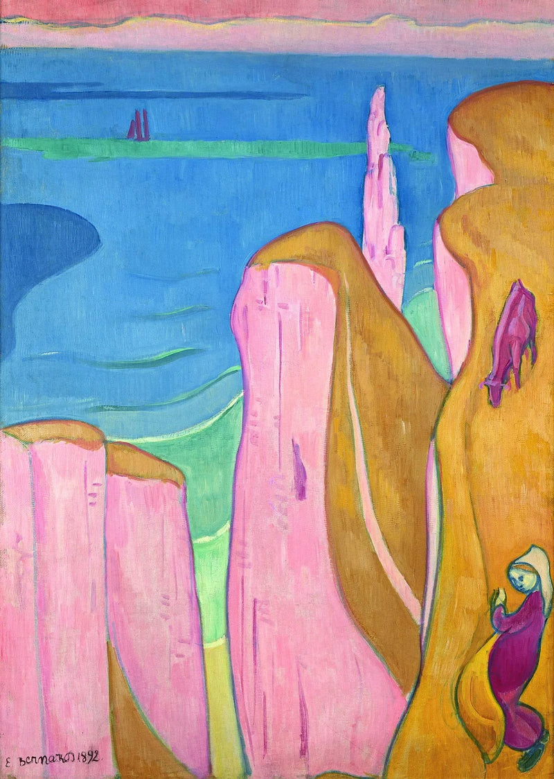 Yport-klipporna - Émile Bernard