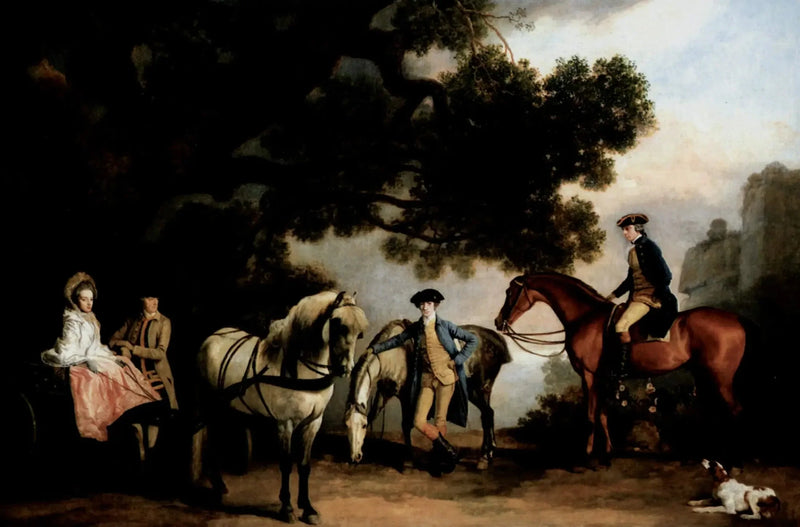 Familjerna Milbanke och Melbourne - George Stubbs