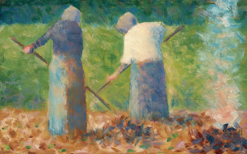 Höskördarna i Montfermeil - Georges Seurat