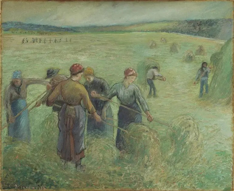 Slåtterskorna - Camille Pissarro