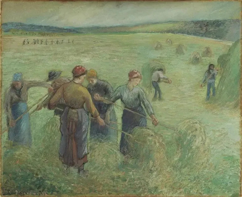Slåtterskorna - Camille Pissarro