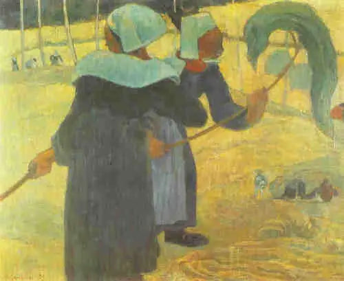 Slåtterskorna - Paul Gauguin