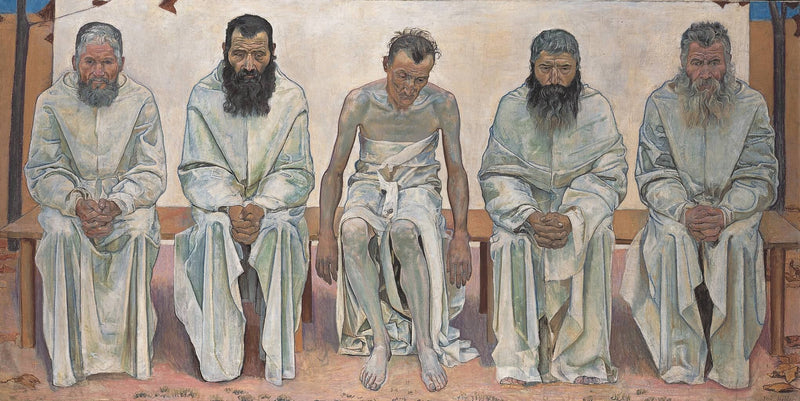 De trötta på livet - Ferdinand Hodler