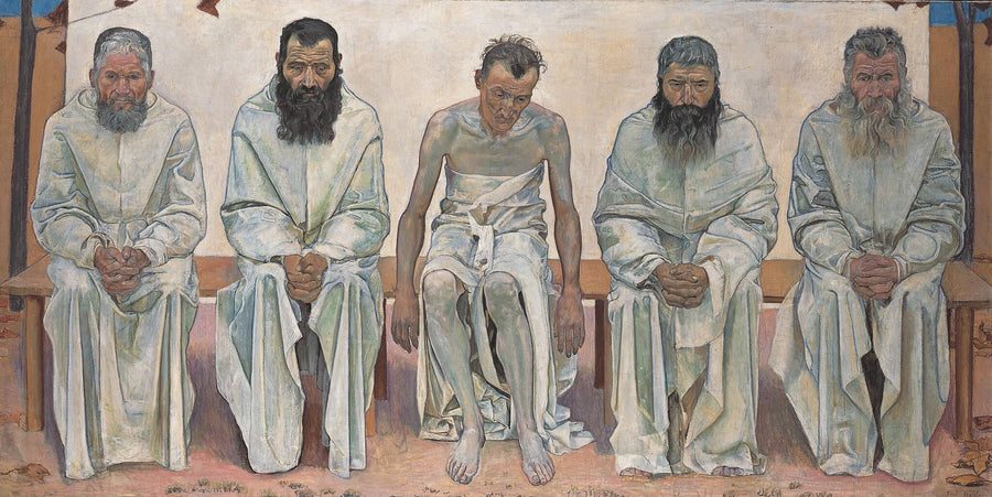 De trötta på livet - Ferdinand Hodler