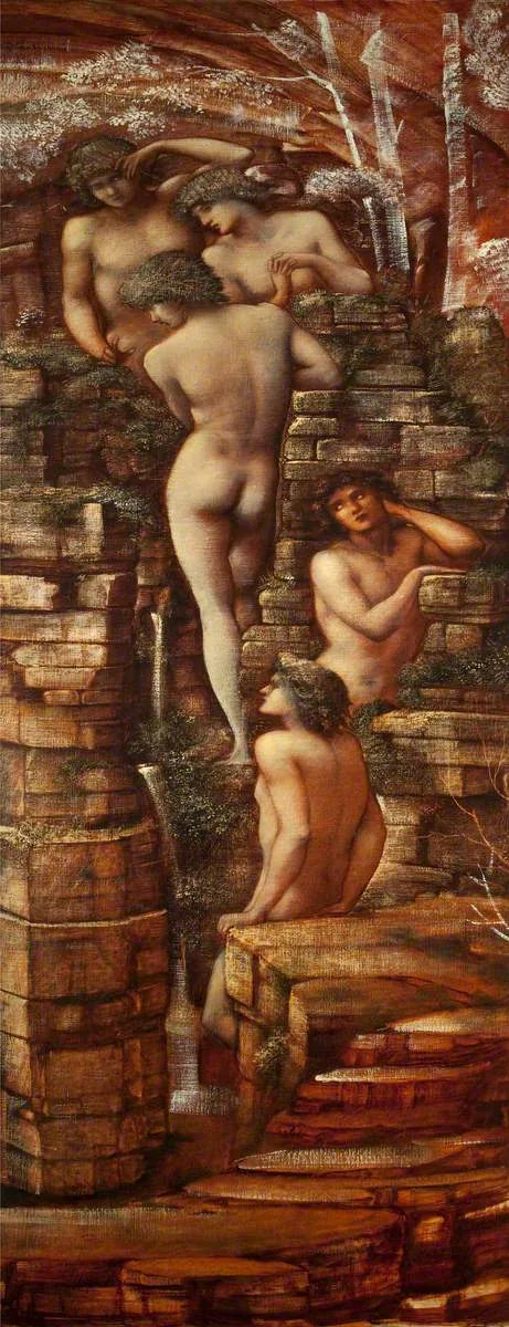 Älvorna på kullarna - Edward Burne-Jones