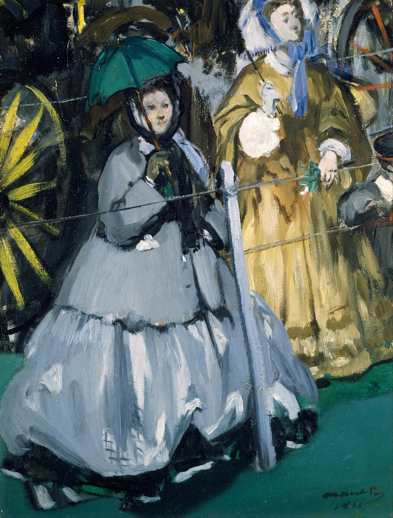 Kvinnorna på hästkapplöpningarna - Édouard Manet